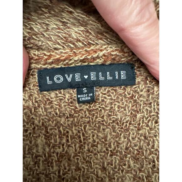 Stitch Fix Love Ellie Tan Cardigan Sweater Size Small New - Picture 4 of 5